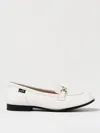 LOVE MOSCHINO LOAFERS LOVE MOSCHINO WOMAN COLOR WHITE,F20673001