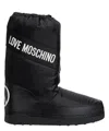 LOVE MOSCHINO LOGO BAND SNOW BOOTS