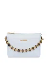 Love Moschino Logo-chain Cross Body Bag In 蓝色