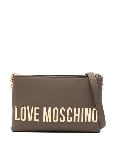 Love Moschino Logo Chain Mini Bag In Red