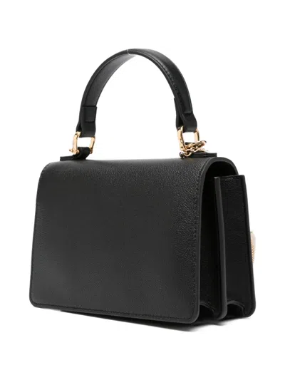 Love Moschino Logo Charm Tote Bag In Black