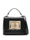 Love Moschino Logo-debossed Tote Bag In Black