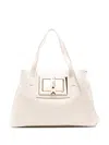 Love Moschino Logo-debossed Tote Bag In Neutrals