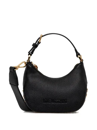 Love Moschino Logo-detail Cross-body Bag In Black