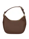 Love Moschino Logo-detail Shoulder Bag In Brown