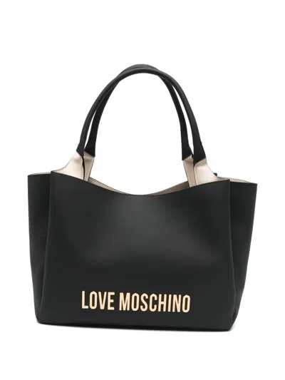 Love Moschino Bold Love Nero Shopper Bag In Black