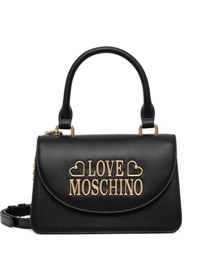Love Moschino Logo-detail Tote Bag In Orange