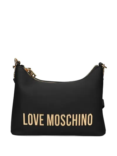Love Moschino Logo-embellishment Shoulder Bag In Black