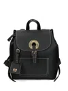 Love Moschino Logo Eyelet Nero Backpack In Black