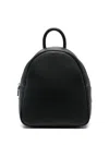 Love Moschino Logo Lettering Backpack In Black