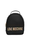 Love Moschino Logo-lettering Backpack In Black