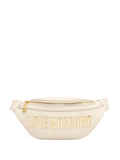 Love Moschino Logo-lettering Belt Bag In White