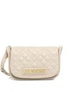 Love Moschino Logo-lettering Cross Body Bag In Neutrals