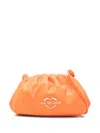 Love Moschino Logo-lettering Cross Body Bag In Orange