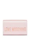 Love Moschino Logo-lettering Cross Body Bag In Pink