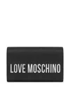 Love Moschino Logo-lettering Cross Body Bag In Schwarz
