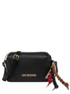 Love Moschino Logo-lettering Crossbody Bag In Black