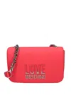 Love Moschino Logo-lettering Crossbody Bag In Pink