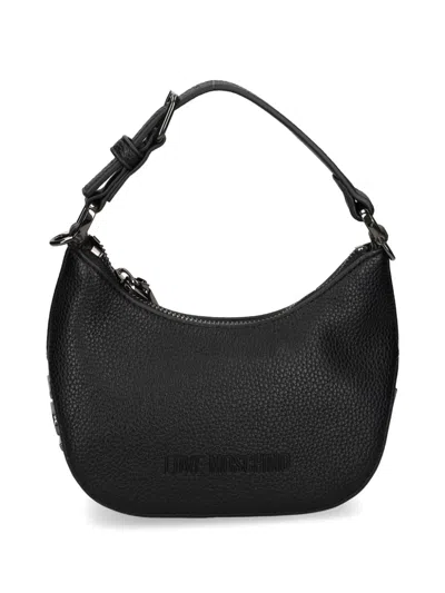 Love Moschino Logo-lettering Mini Bag In Black