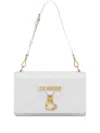 Love Moschino Logo-lettering Shoulder Bag In ホワイト