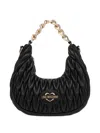 Love Moschino Quilted Shoulder Bag With Gold-tone Chain Handle In Black