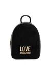 Love Moschino Logo-lettering Top-handle Backpack In Black