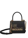 Love Moschino Logo-lettering Tote Bag In Black