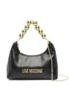 Love Moschino Logo-lettering Tote Bag In Black