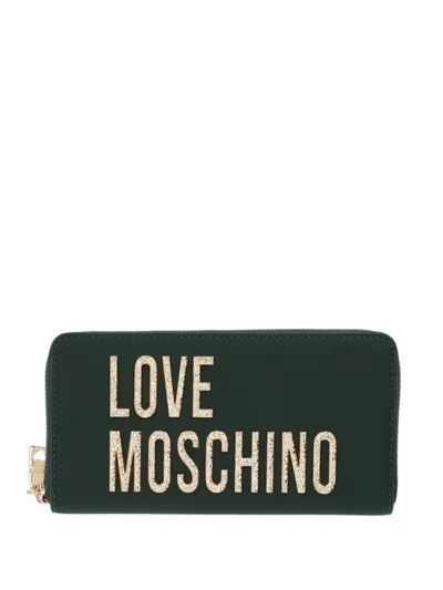Love Moschino Logo-lettering Wallet In White