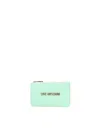 LOVE MOSCHINO LOGO LETTERING ZIPPED WALLET