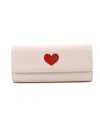 Love Moschino Logo-plaque Chain-linked Crossbody Bag In A Avorio