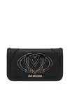 Love Moschino Smart Daily Bag With Maxi Logo In Black