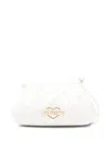 Love Moschino Logo-plaque Cross Body Bag In White