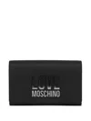 Love Moschino Logo-plaque Crossbody Bag In Black