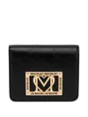 Love Moschino Logo-plaque Wallet In Black