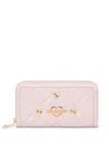 Love Moschino Logo-plaque Wallet In Pink