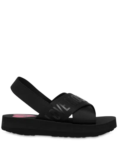 Love Moschino Logo-print Sandals