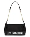 LOVE MOSCHINO LOGO PRINT SHOULDER BAG