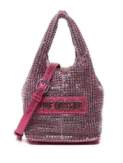 LOVE MOSCHINO LOGO SHOULDER BAG