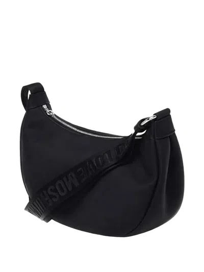 Love Moschino Big Love Nero Baguette Bag In Black