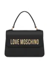 Love Moschino Tote Bag Mit Logo In Schwarz