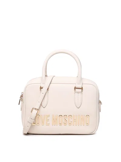 Love Moschino Logo Tote Bag In White