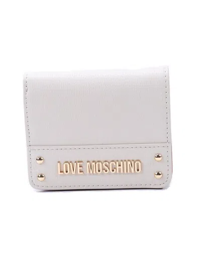 Love Moschino Logo In White