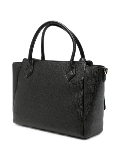 Love Moschino Logo-plaque Pebbled Tote Bag In Pattern