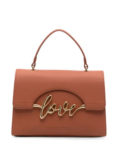 Love Moschino Logo-plaque Tote Bag In Pattern