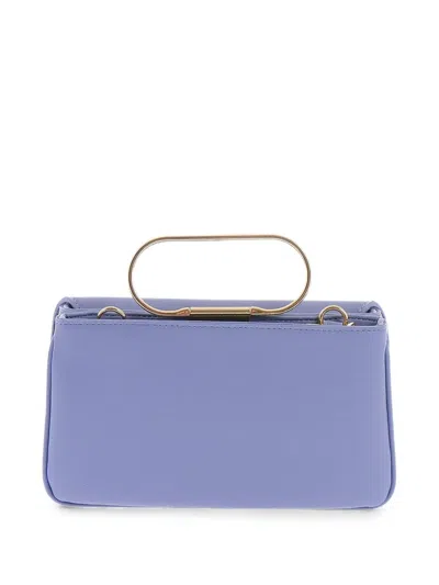 Love Moschino Logo-plaque Tote Bag In Purple