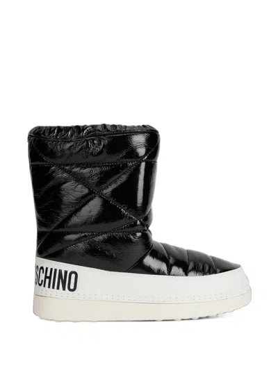 Love Moschino Logo-print Snow Boots In Multi