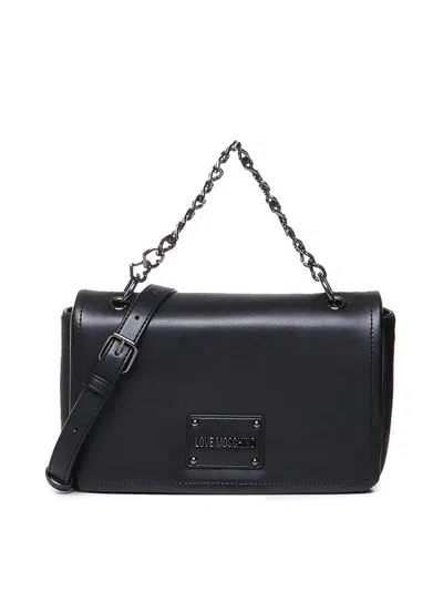 Love Moschino Love Shoulder Bag In Black