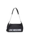 LOVE MOSCHINO LOVE SHOULDER BAG IN ECO-LEATHER