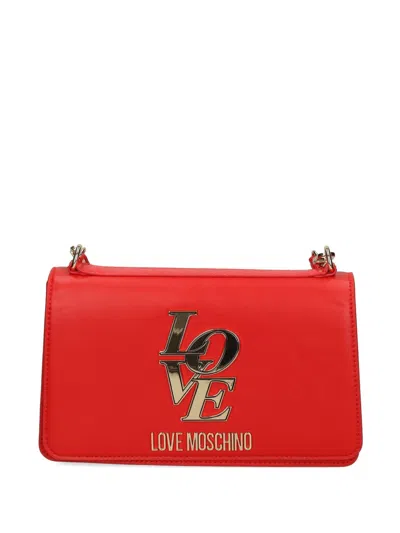 Love Moschino Love Shoulder Bag In Red